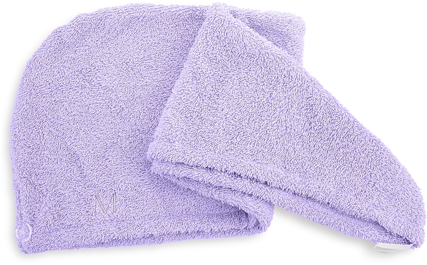 Hair Drying Turban Towel, lilac - MAKEUP — photo N12