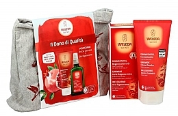 Fragrances, Perfumes, Cosmetics Set - Weleda Pomegranate (sh/gel/200ml + oil/100ml + bag)