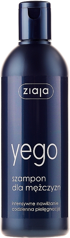 Men Intensive Moisturizing Shampoo - Ziaja Yego Shampoo for Men — photo N1