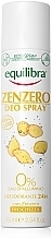 Fragrances, Perfumes, Cosmetics Ginger Deodorant Spray - Equilibra Ginger Deo Spray