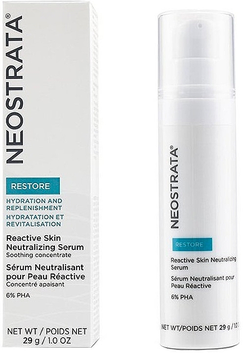 Neutralizing Serum for Senditive Skin - Neostrata Restore Reactive Skin Neutralizing Serum 6% PHA — photo N1