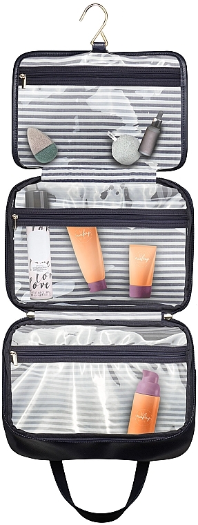 Makeup Bag - Gillian Jones Organizer Cosmeticbag With Hangup Function Dark Blue — photo N12