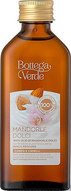 Sweet Almond Body Butter, Liquid - Bottega Verde Mandorle Dolci Body Oil — photo N1