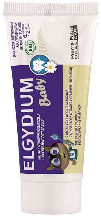 Baby Toothpaste with Chamomile Water, 6 months to 2 years - Elgydium Baby Toothpaste — photo N3