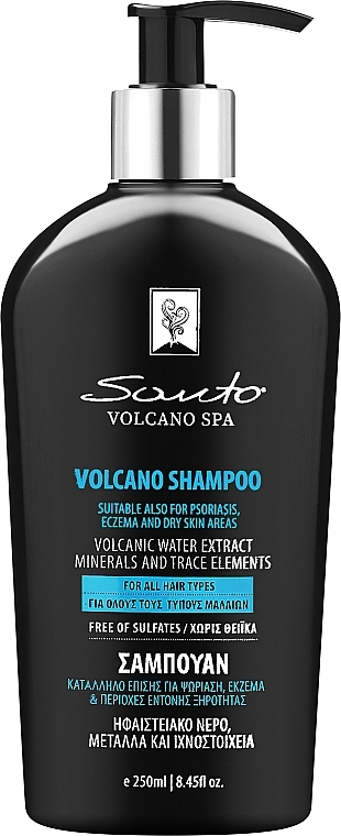 Shampoo for All Hair Types - Santo Volcano Spa Shampoo for All Hair Types — photo N1