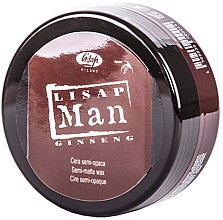 Fragrances, Perfumes, Cosmetics Semi-Matte Hair Styling Wax for Men - Lisap Man Semi-Matte Wax