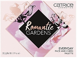 Fragrances, Perfumes, Cosmetics Makeup Palette - Catrice Romantic Gardens Everyday Face And Cheek Palette