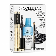 Fragrances, Perfumes, Cosmetics Set - Collistar Mascara Volume Unico Box (mascara/13ml + eye/pencil/0,8g + remover/50ml)