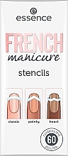 French Manicure Templates - Essence French Manicure Stencils — photo N5