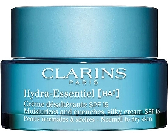 Day Cream for Normal and Dry Skin SPF15 - Clarins Hydra-Essentiel [HA?] Moisturizes And Quenches Silky Cream Normal To Dry Skin — photo N1