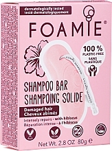 Solid Hair Shampoo - Foamie Hibiskiss Shampoo — photo N2