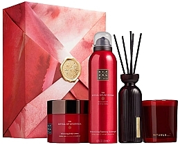 Fragrances, Perfumes, Cosmetics Set - Rituals The Ritual of Ayurveda Large Gift Set (sh/gel/200ml + b/cr/200ml + diffuser/70ml + candle/140g)