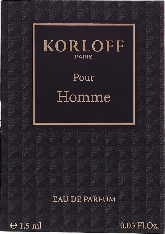 Korloff Paris Pour Homme - Eau de Parfum (sample) — photo N1