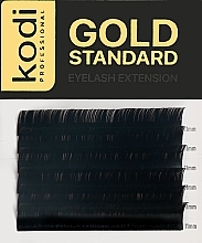 Fragrances, Perfumes, Cosmetics False Lashes Gold Standart C 0.12 (6 rows: 11 mm) - Kodi Professional