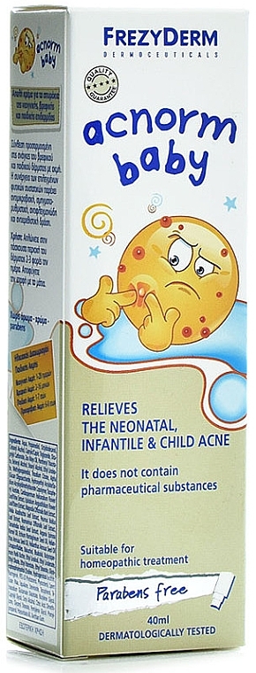 Neonatal, Infantile & Child Acne Relief Cream - Frezyderm Ac-Norm Baby Cream — photo N1