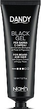 Black Gel for Beard and Grey Hair Styling - Niamh Hairconcept Dandy Black Gel — photo N1