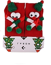 Christmas Socks with Handles, SLS250-013, red - Moraj — photo N1