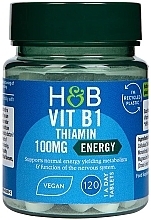 Food Supplement "Vitamin B1" - Holland & Barrett Vitamin B1 100mg — photo N12