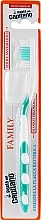 Family Toothbrush, medium, green - Pasta Del Capitano Family Medium — photo N1