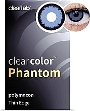 Fragrances, Perfumes, Cosmetics Colored Contact Lenses, purple-blue, 2 pieces - Clearlab ClearColor Phantom Lestat