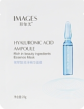 Fragrances, Perfumes, Cosmetics Moisturizing Sheet Face Mask with Hyaluronic Acid - Images Hyaluronic Acid Ampoule