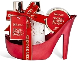 Fragrances, Perfumes, Cosmetics Beauty Set - IDC Institute Secret Stories Cherry Blosom (sh/gel/180ml + b/lot/180ml + h/cr/50ml)