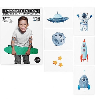 Temporary Tattoos - TATTon.me Space Set — photo N1