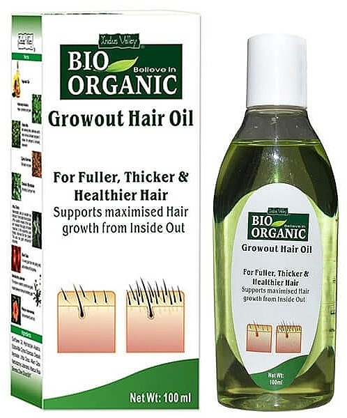 Growout Hair Oil - Indus Valley Bio Organic Growout Hair Oil — photo N1