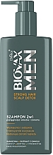 2in1 Hair & Beard Care Shampoo - Biovax L`Biotica Men Strong Hair Scalp Detox — photo N1