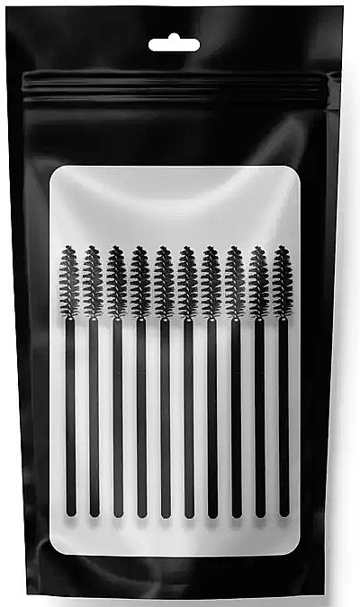 Brushes for eyelashes and eyebrows, 10 pcs. - Sleek Shine — photo N1