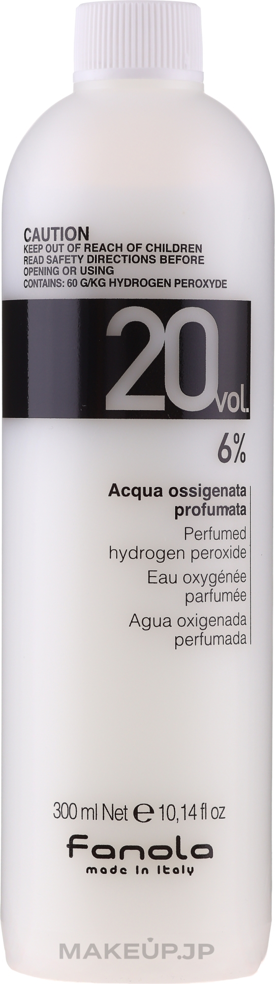 Emulsion Oxidant - Fanola Acqua Ossigenata Perfumed Hydrogen Peroxide Hair Oxidant 20vol 6% — photo 300 ml