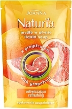 Fragrances, Perfumes, Cosmetics Liquid Soap "Grapefruit" - Joanna Naturia Body Grapefruit Liquid Soap (Refill)