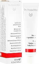 Fragrances, Perfumes, Cosmetics Nourishing Body Cream - Dr. Hauschka Rose Nurturing Body Cream (mini)