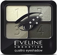 Fragrances, Perfumes, Cosmetics Eyeshadow - Eveline Cosmetics Quattro Eyeshadow