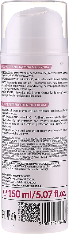 Firming Cream for Couperose Prone Skin - Farmona Dermacos — photo N9