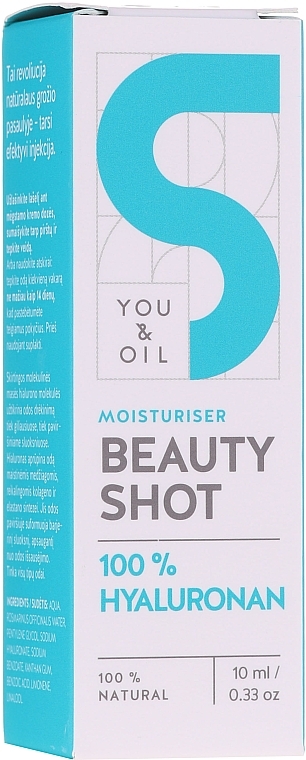 Hyaluronic Acid Face Serum - You and Oil Beauty Shot Hyaluronic Acid — photo N1