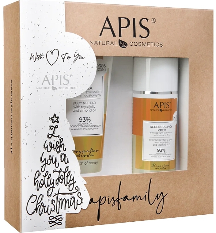 Set - APIS Professional Wealth Of Honey Gift Set (f/cr/100ml + b/balm/200ml) — photo N1