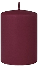 Fragrances, Perfumes, Cosmetics Decorative Candle, 7x10cm, burgundy - Artman Classic