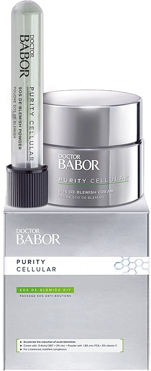 Anti-Acne Set - Babor Doctor Purity Cellular SOS De-Blemish Kit (cr/50ml + powder/5g) — photo N7