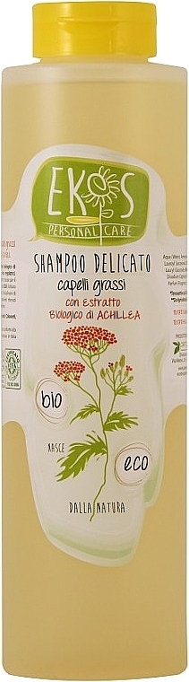 Yarrow Shampoo for Oily Hair - Ekos Personal Care Delicate Shampoo For Greasy Hair — photo N8