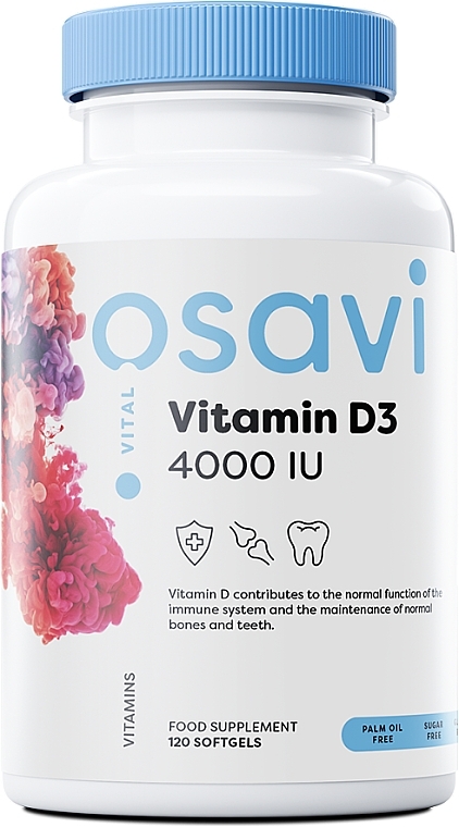 Vitamin D3 4000 Capsules - Osavi — photo N1