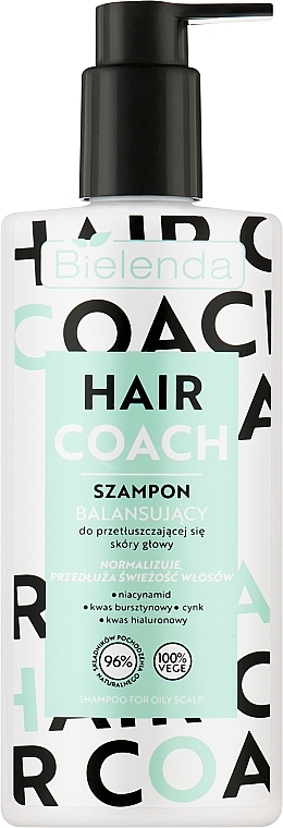 Shampoo for Oily Hair - Bielenda Hair Coach — photo N1