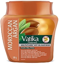 Revitalizing Mask for Dry Hair - Dabur Vatika Argan Deep Conditioning Hair Mask — photo N2