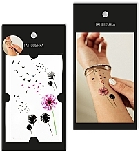 Fragrances, Perfumes, Cosmetics Temporary Tattoo 'Dandelions' - Tattooshka