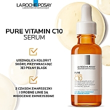 Anti-Wrinkle Antioxidant Renewal Face Serum - La Roche-Posay Pure Vitamin C10 Anti-Wrinkle Anti-Oxidant Renovating Serum — photo N2