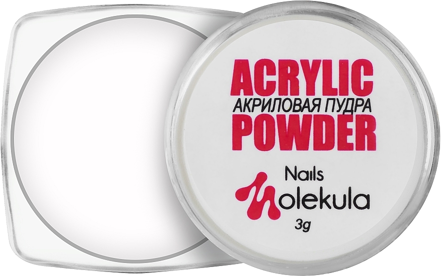 Nail Acrilyc Powder - Nails Molekula Acrylic Powder (mini size)  — photo N1