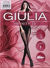 Fragrances, Perfumes, Cosmetics Women Tights "Infinity" 20 Den, nero - Giulia