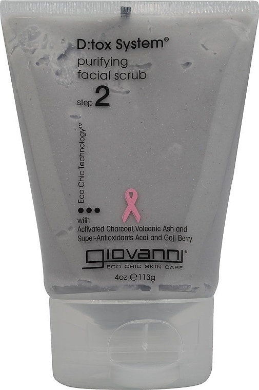 Cleansing Face Scrub - Giovanni D:tox System Purifying Facial Scrub Step 2 — photo N1