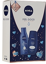 Fragrances, Perfumes, Cosmetics Set - Nivea Feel Good (sh/gel/250ml + b/milk/250ml)