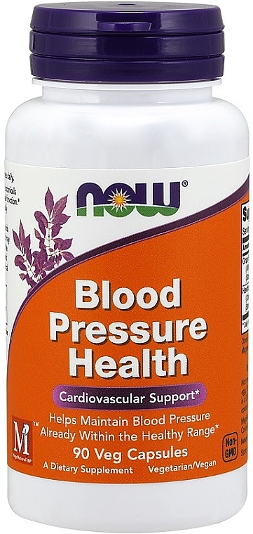 Dietary Supplement, 60 capsules - Now Foods Blood Pressure Health — photo N1